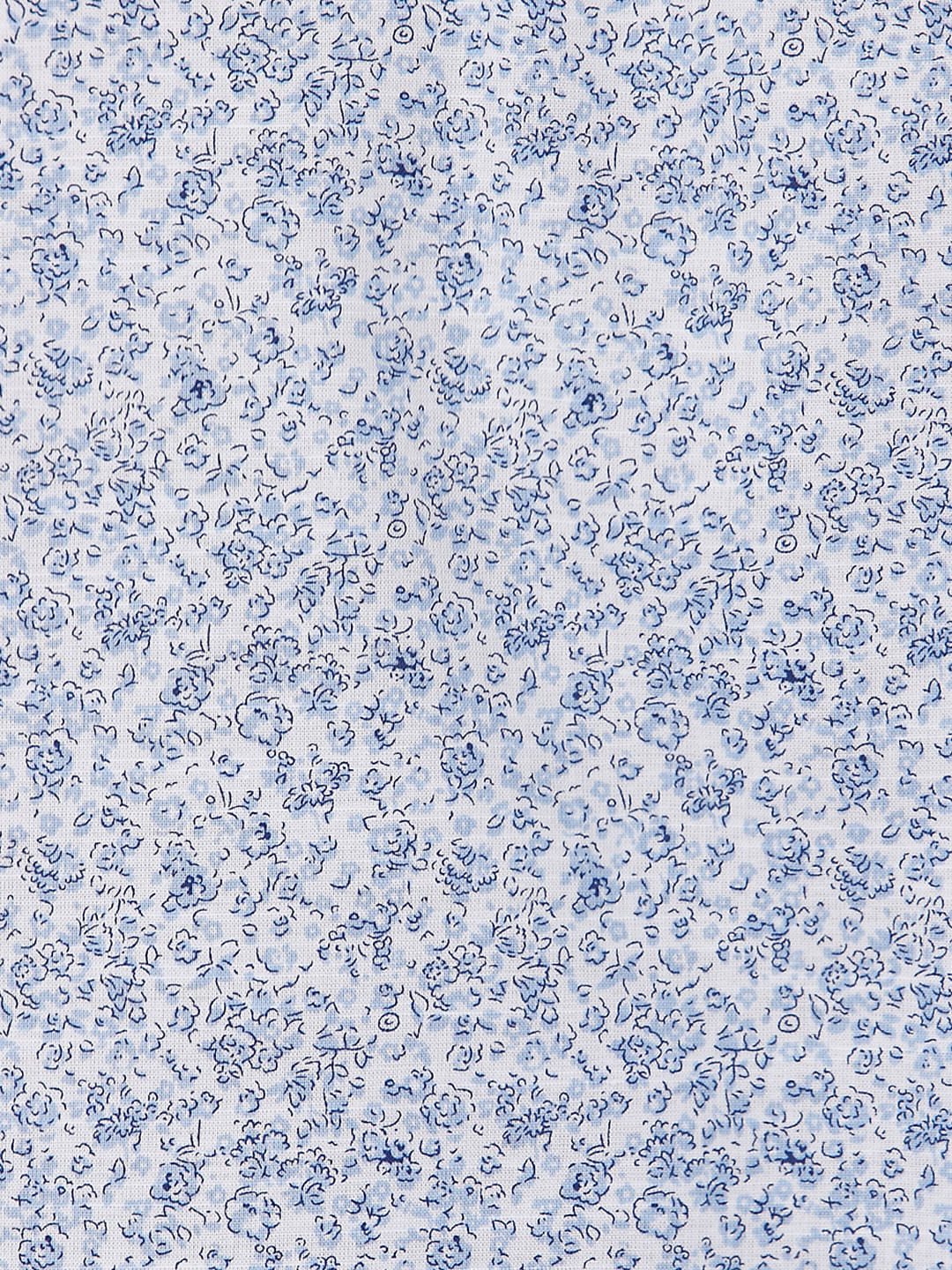 Light Blue All Over Print Slim Fit Full Sleeves Shirt