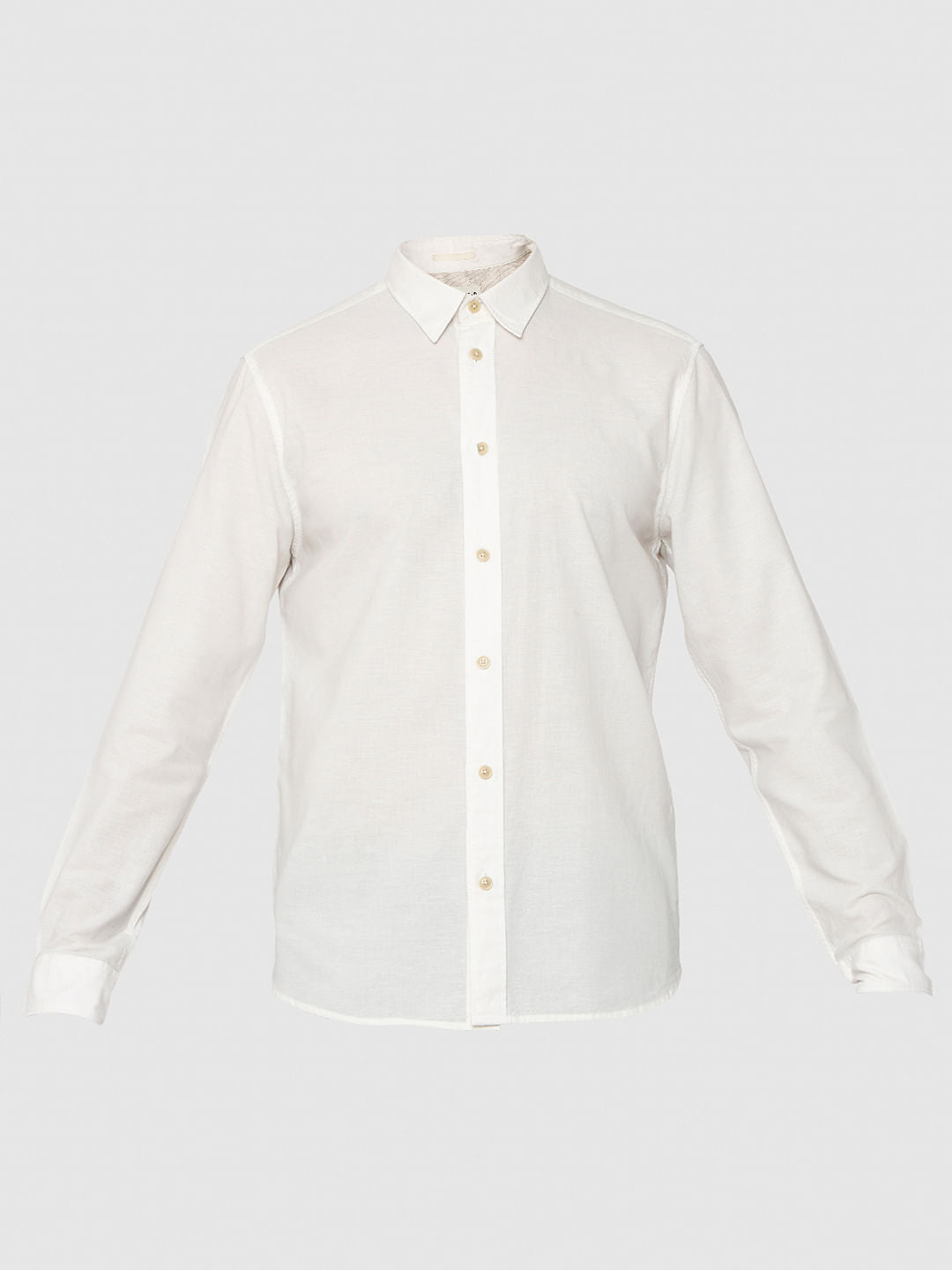White Full Sleeves Shirt