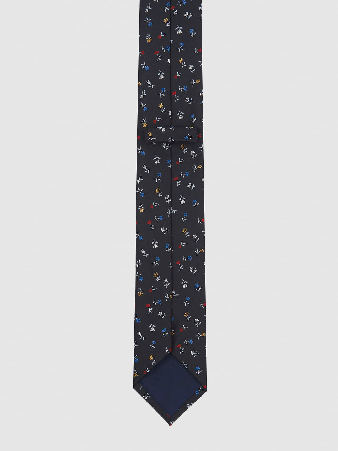 Black Printed Tie