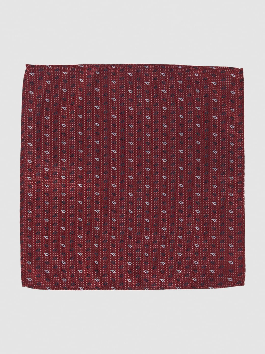 Red Printed Bow Tie