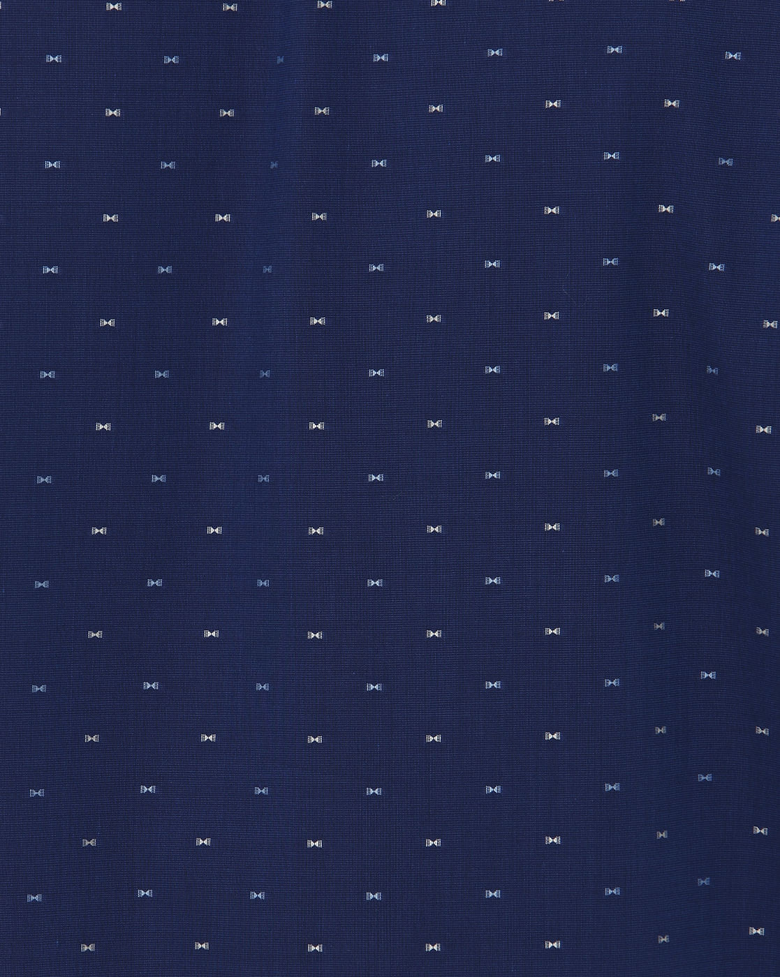 Blue All Over Dotted Print Regular Fit Full Sleeves Shirt