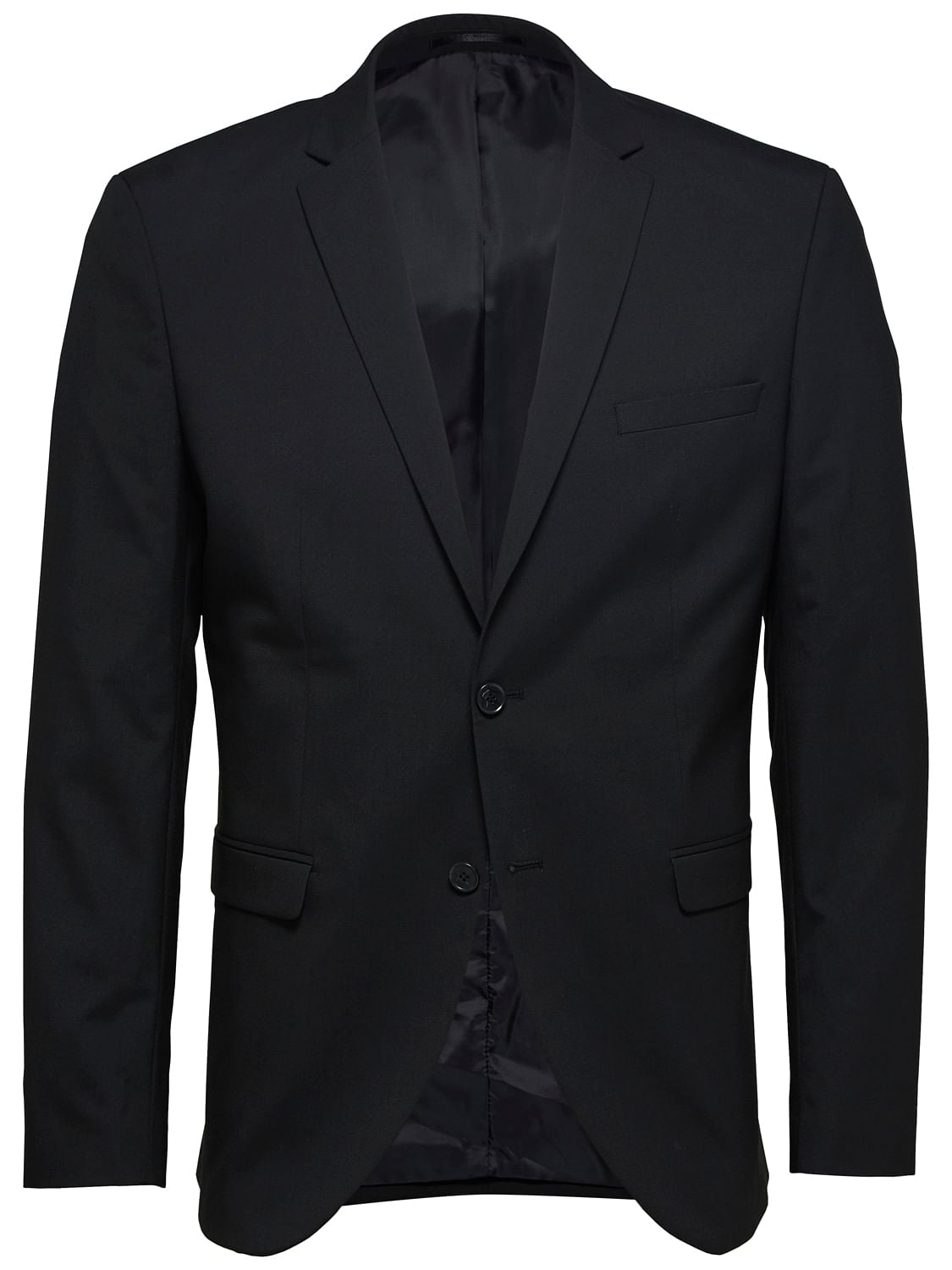 Black Slim Fit Suit Blazer