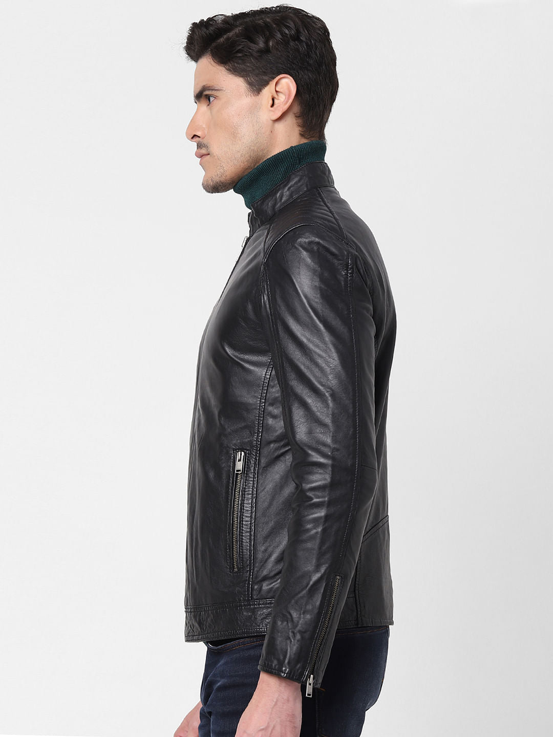 Black Racer Leather Jacket