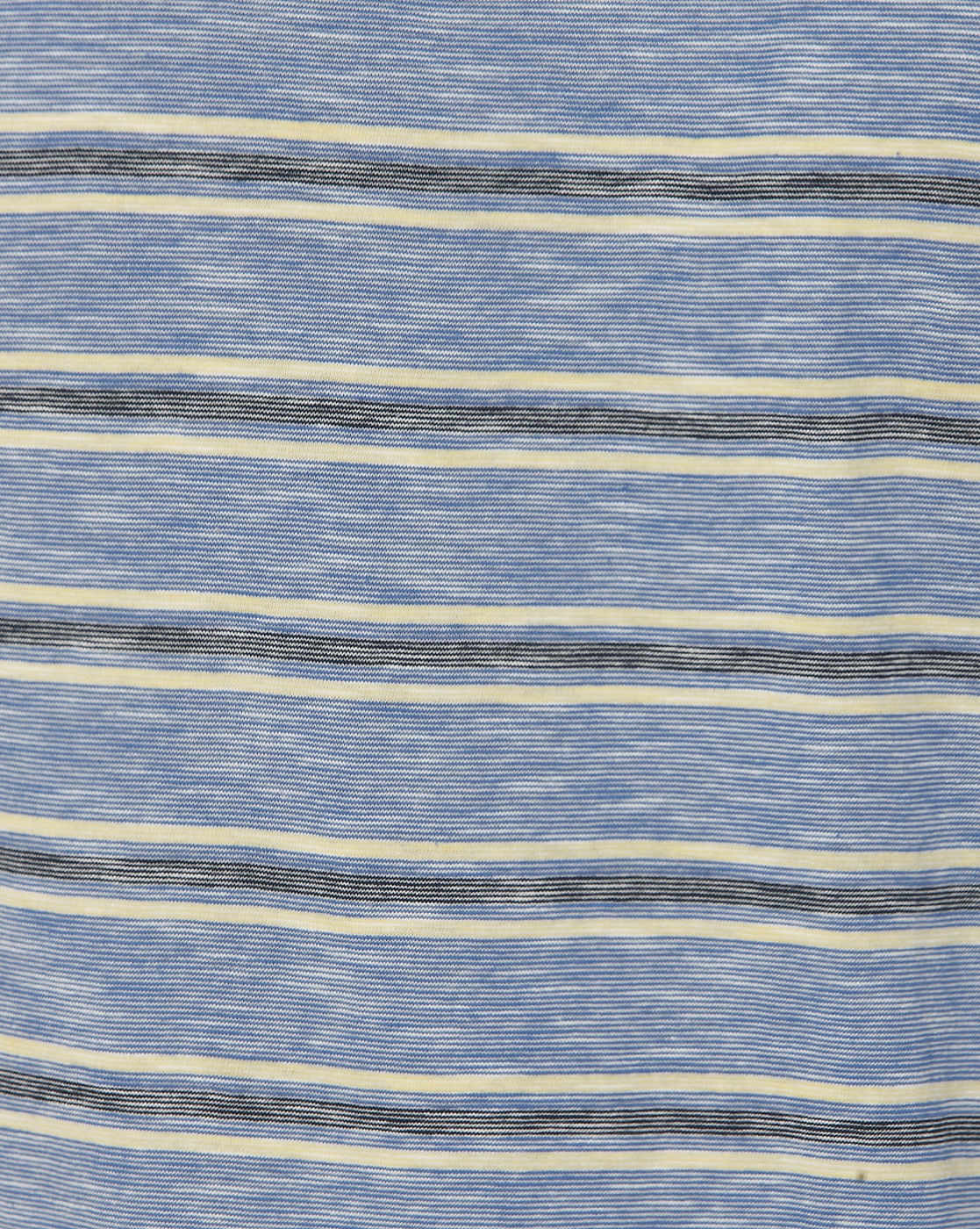 Blue Striped Slim Fit Polo T-Shirt