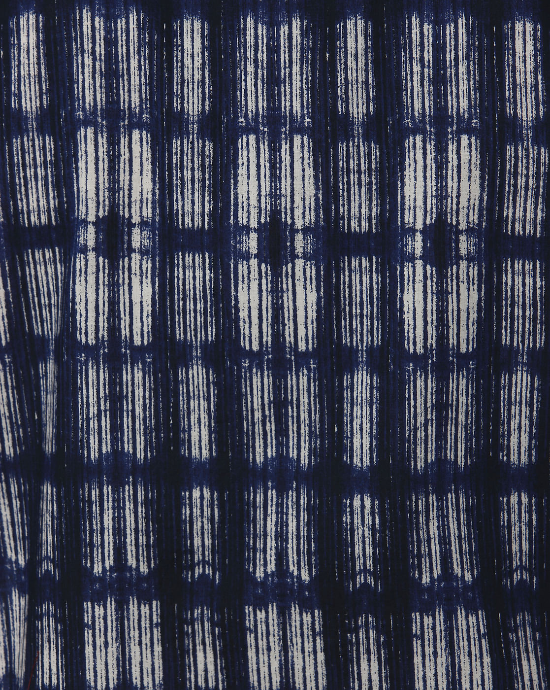 Blue All Over Print Regular Fit Short Sleeves Shirt