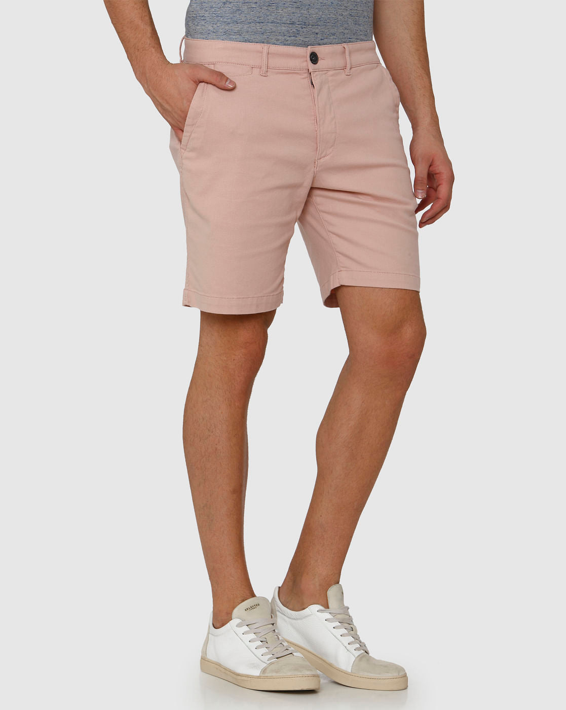 Pink Chino Shorts