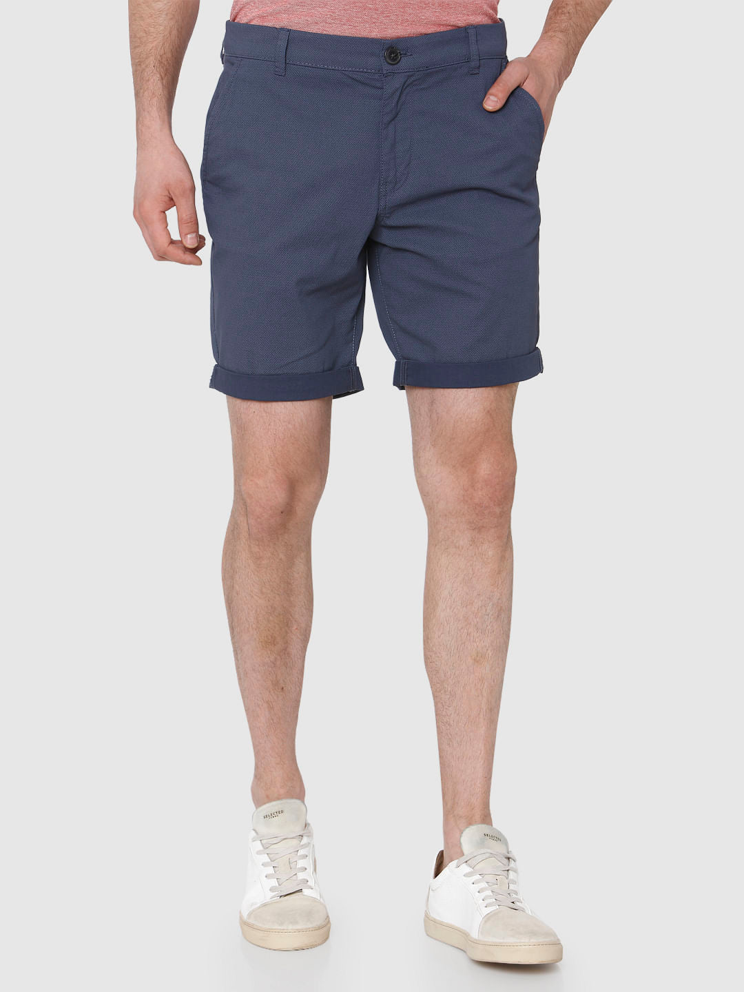 Blue Chino Shorts