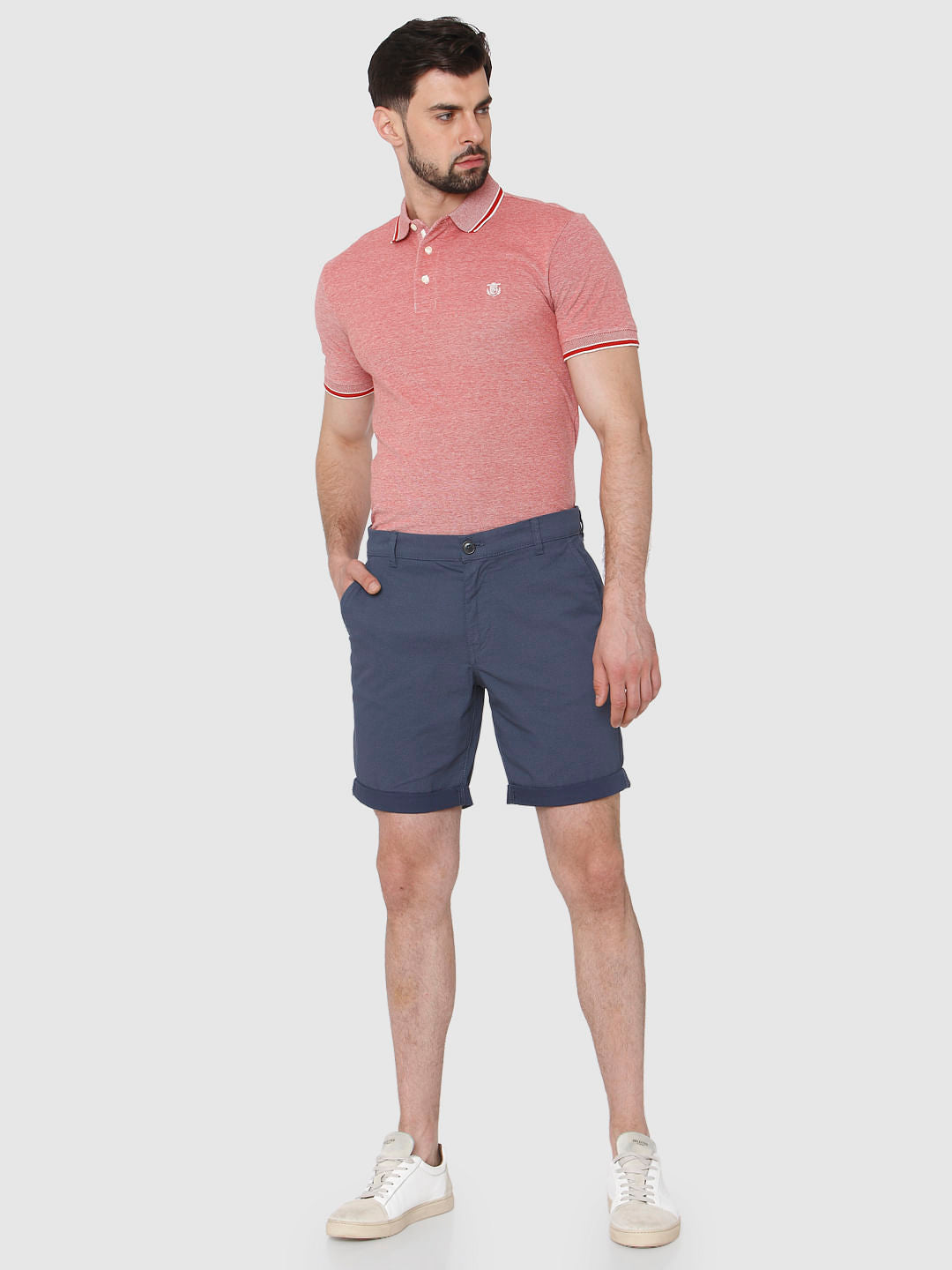 Blue Chino Shorts