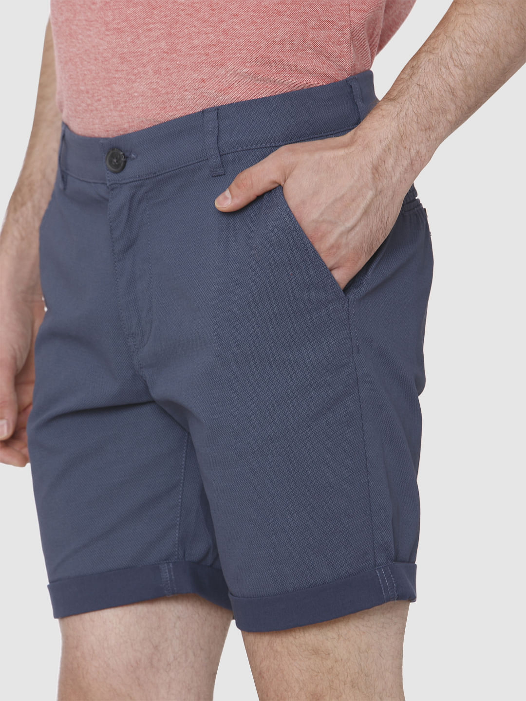 Blue Chino Shorts