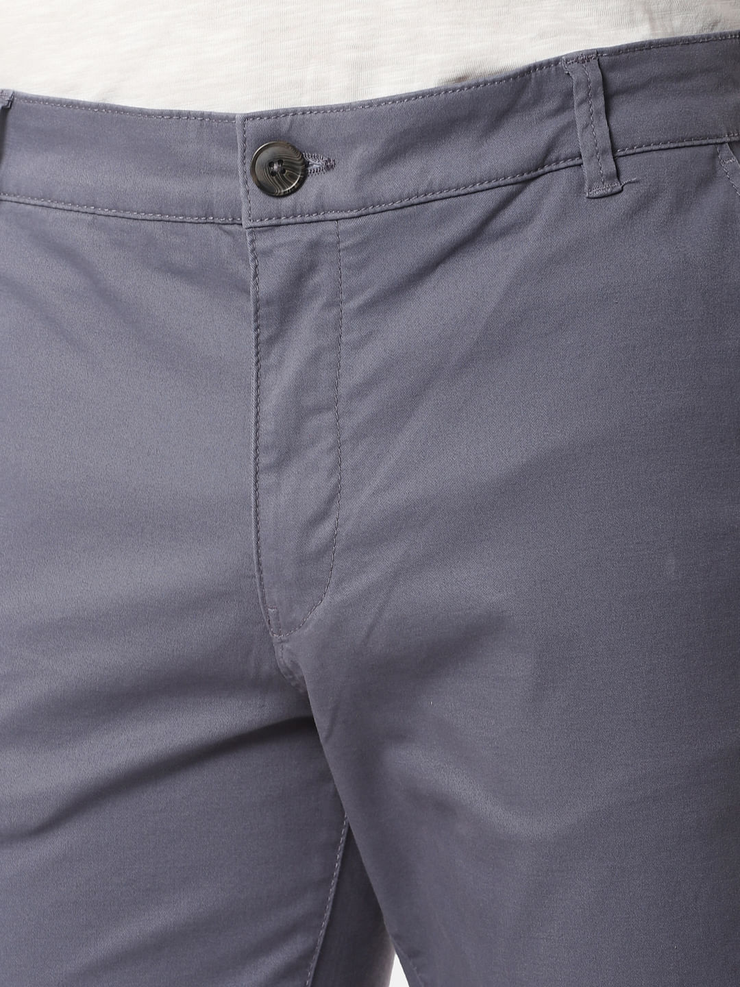 Grey Slim Fit Chinos