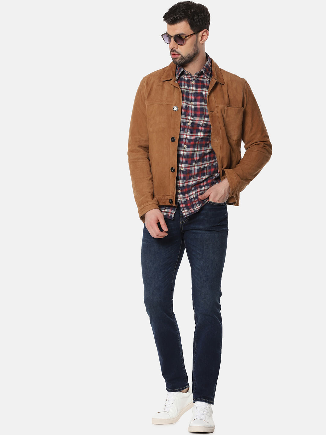 Red Check Full Sleeves Shirt