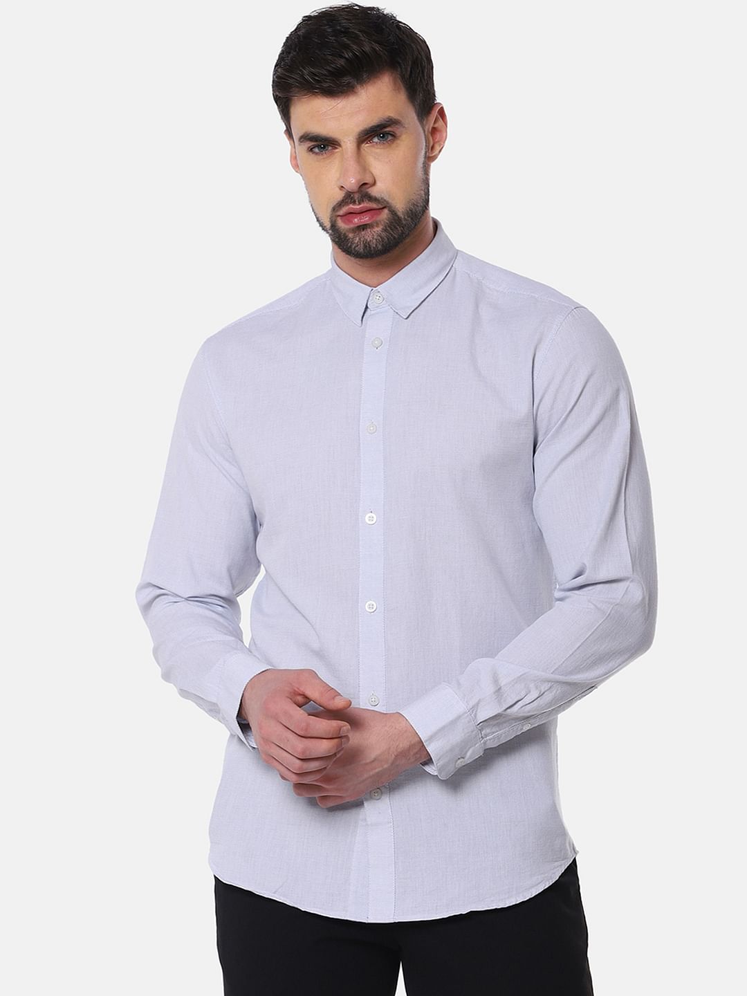 White Formal Full Sleeves Shirt