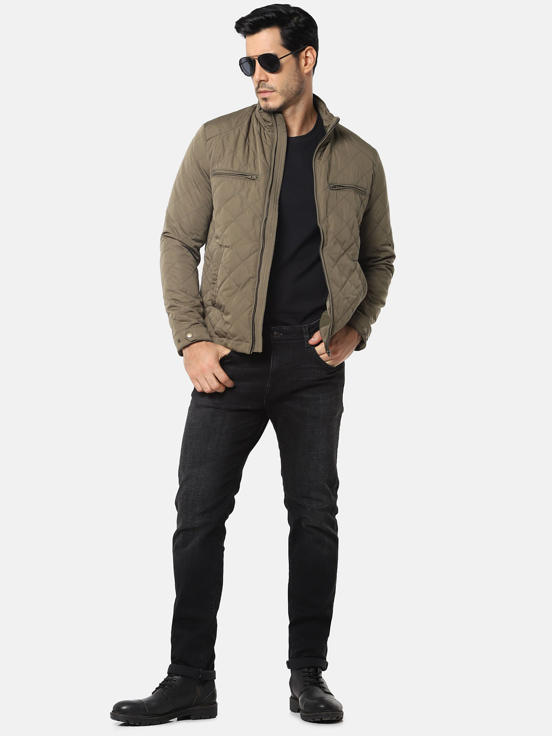 Green Puffer Jacket