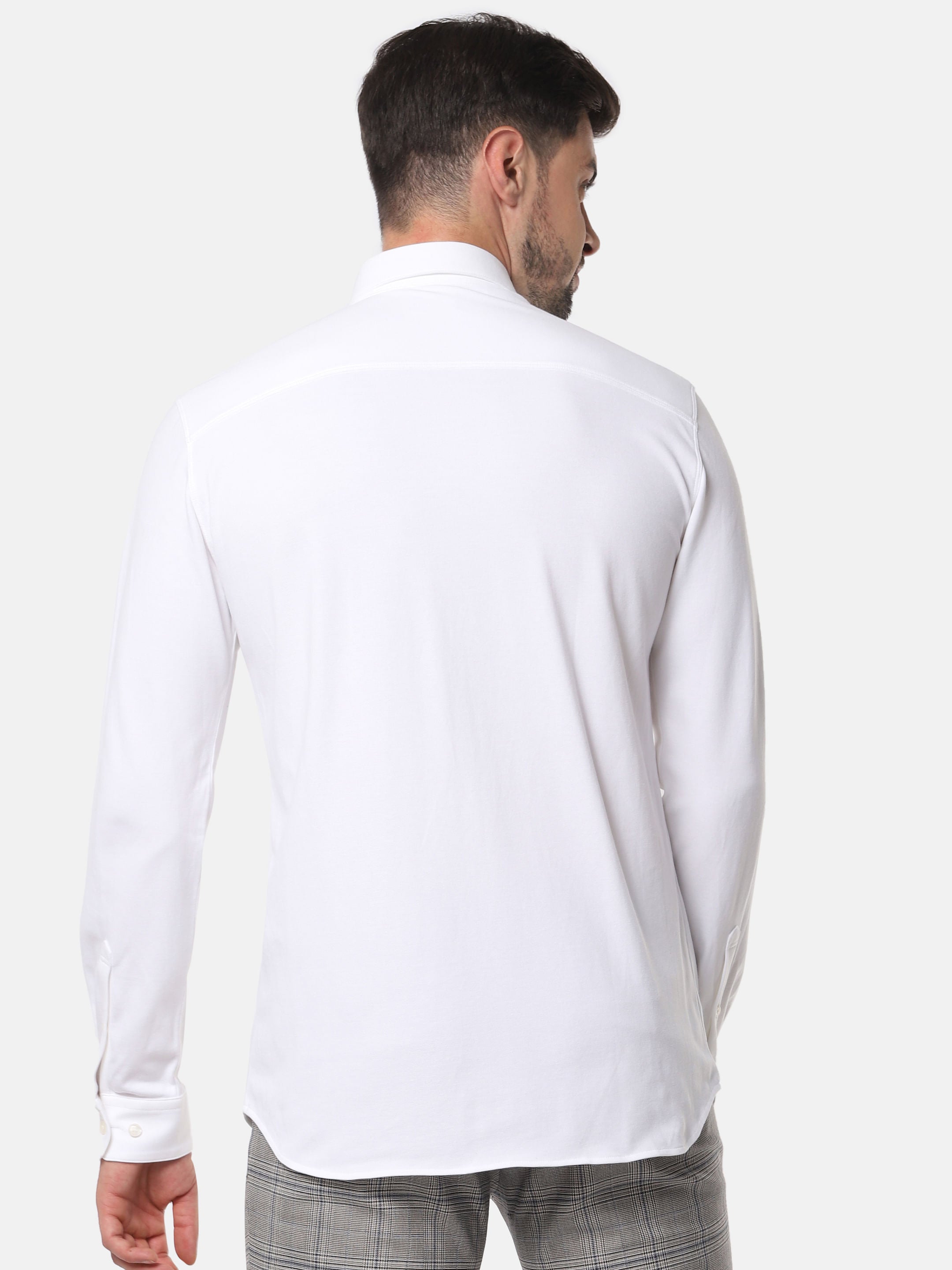 White Full Sleeves Shirt