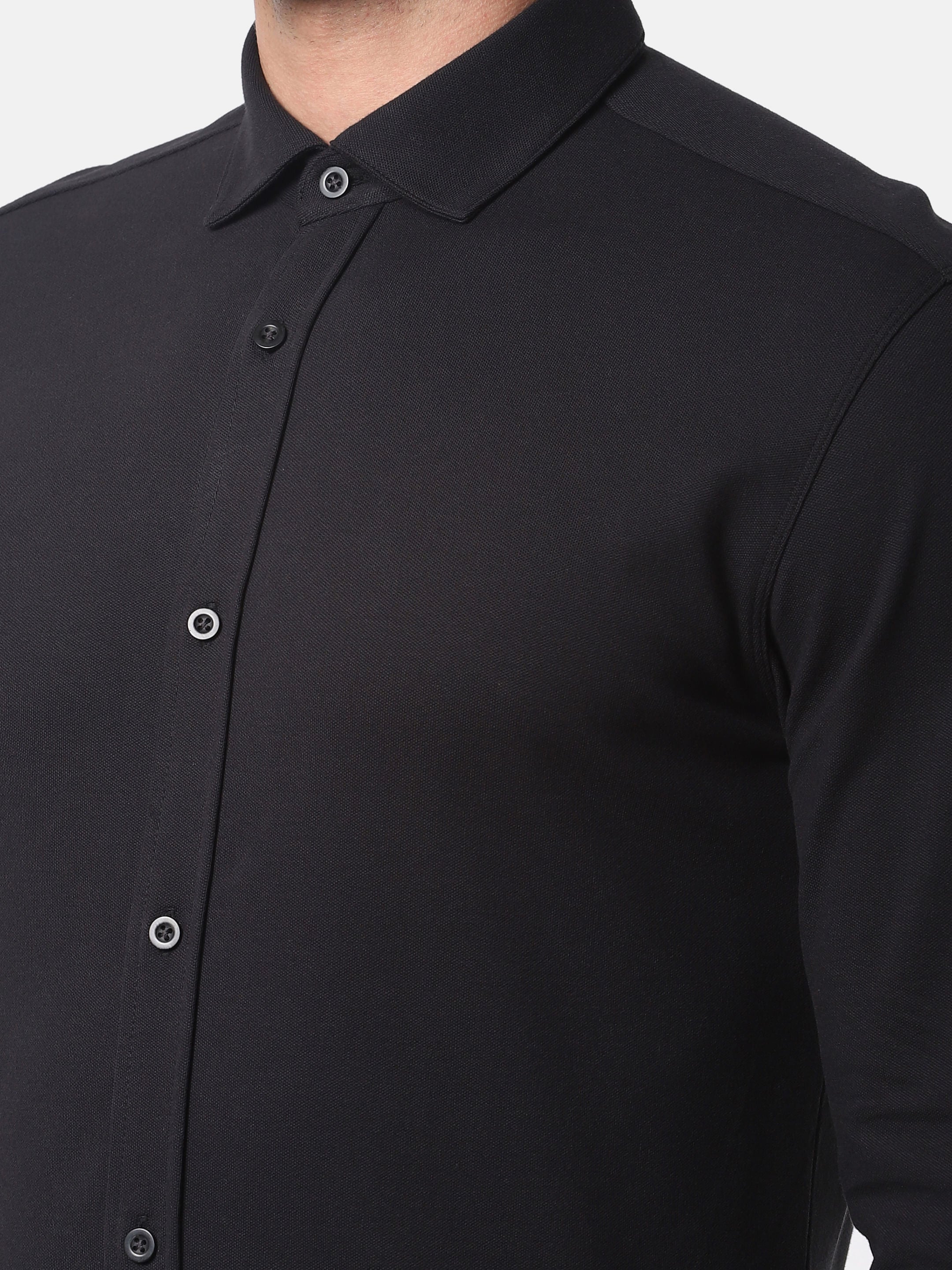 Black Full Sleeves Shirt