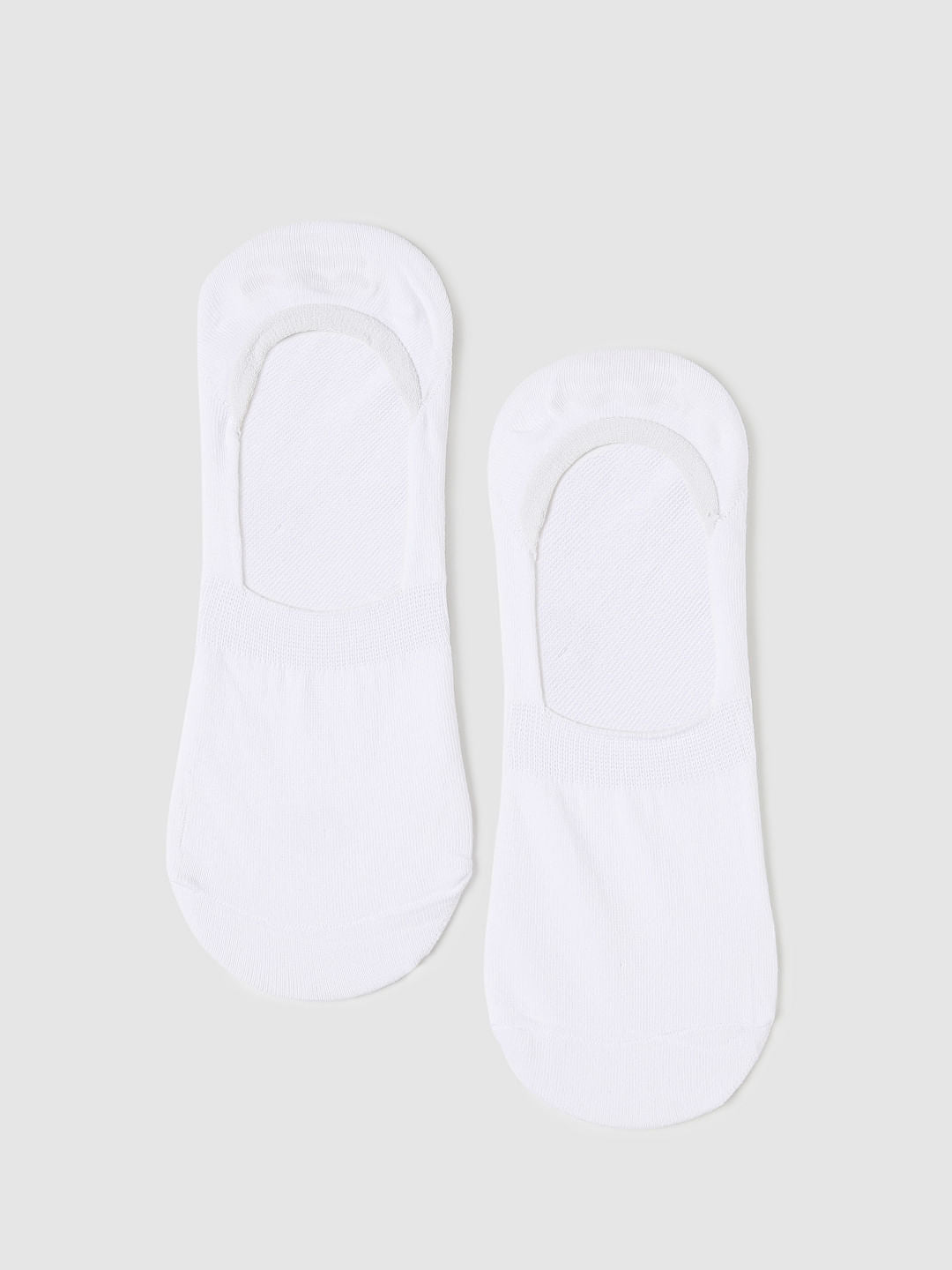 White Pack of 3 No-Show Socks