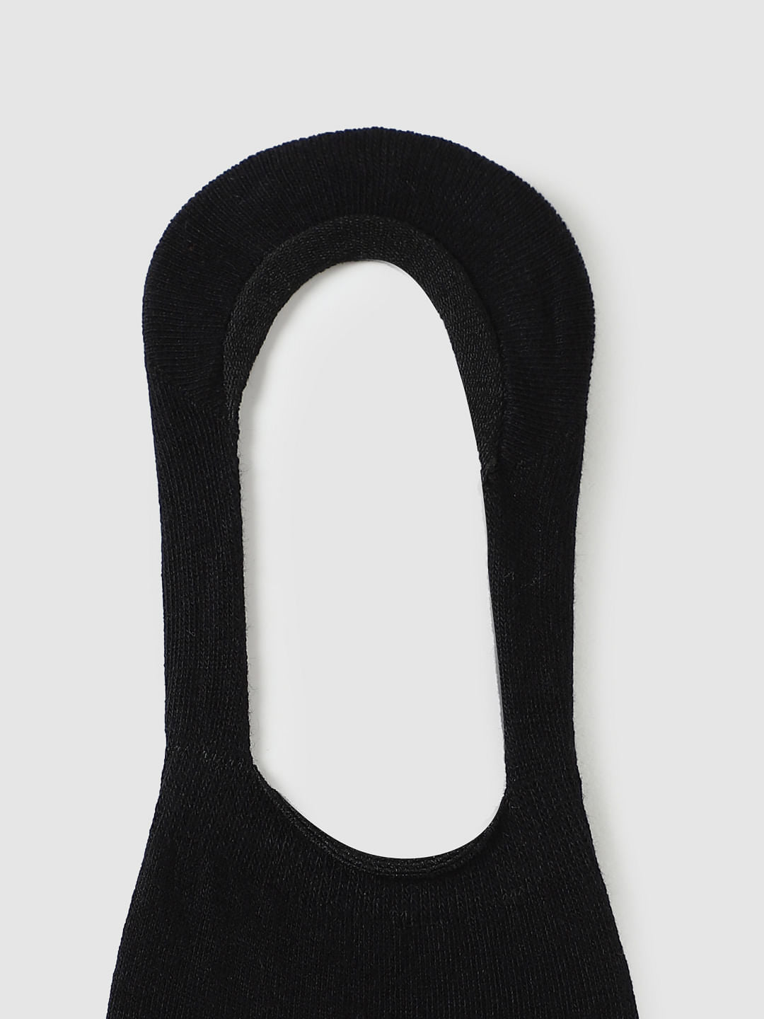 Pack Of 3 Black No Show Socks