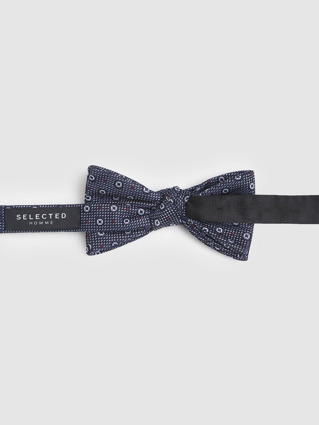 Blue Dobby Bow Tie