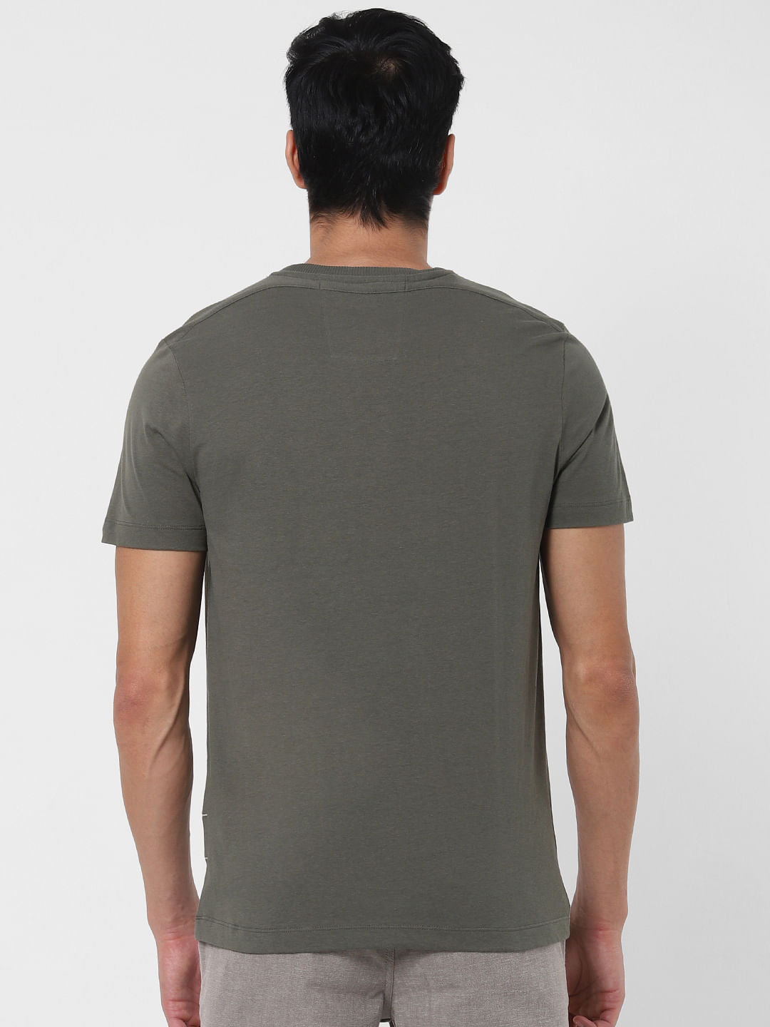 Green Crew Neck T-Shirt