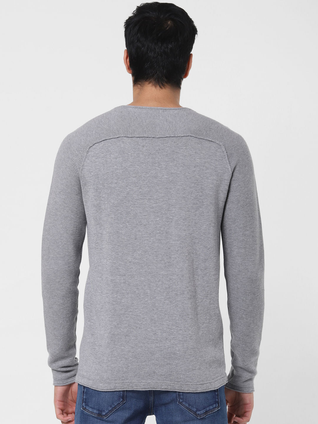 Grey Crew Neck T-Shirt