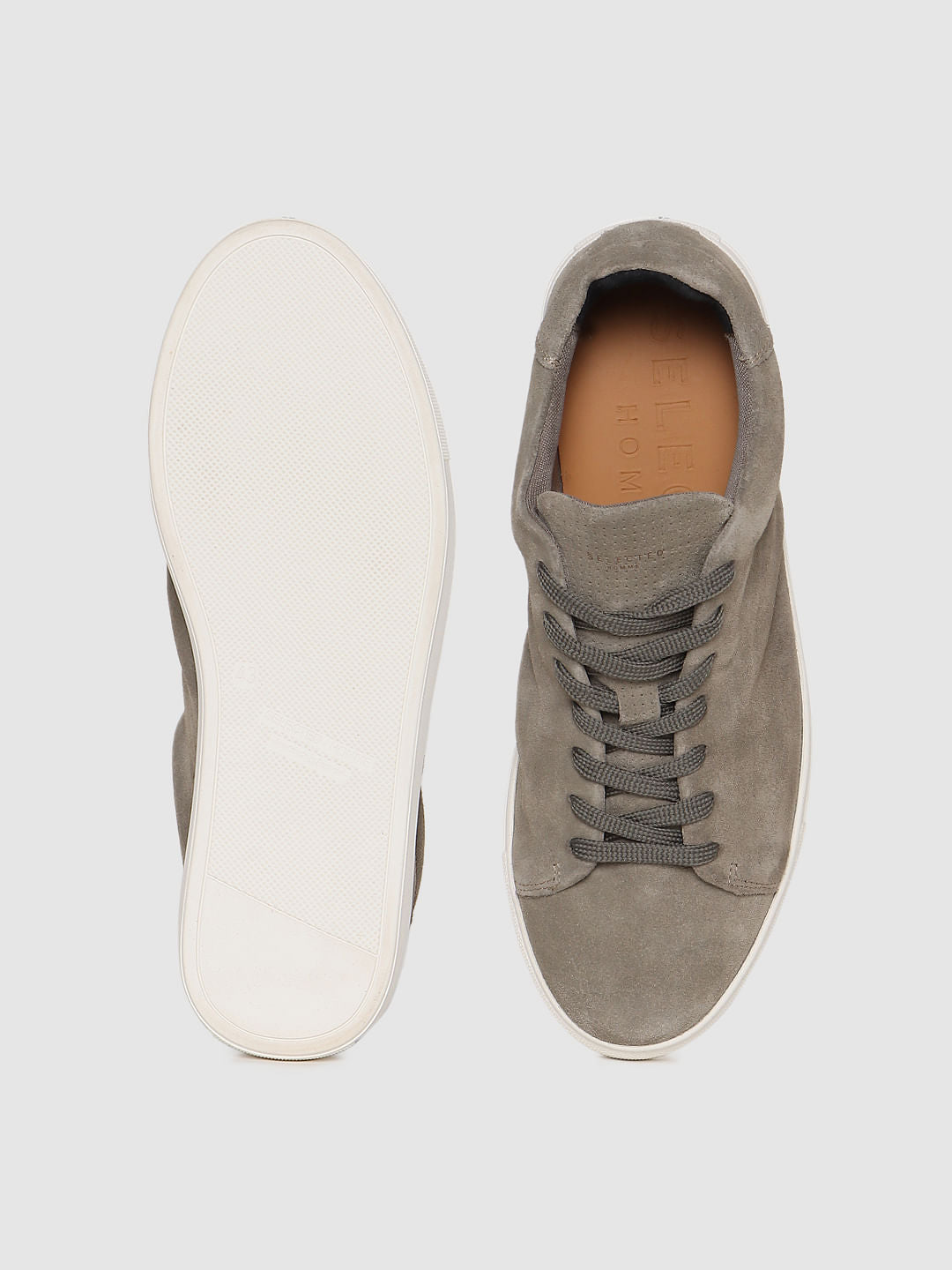 Grey Suede Sneakers