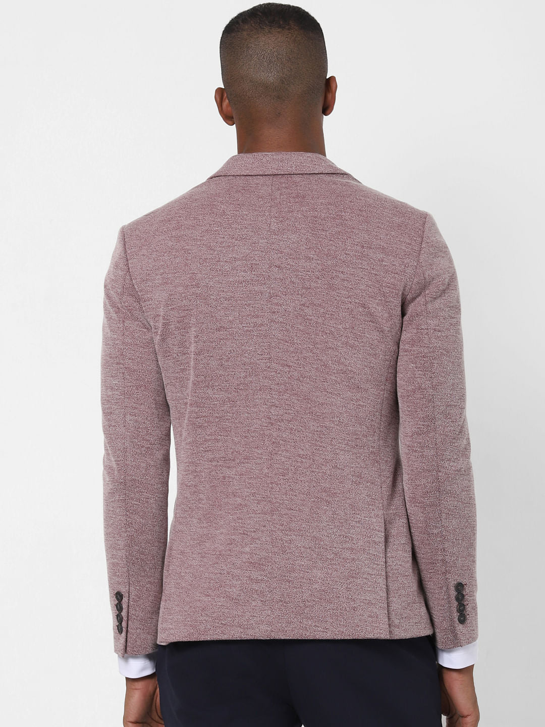 Red Double Button Blazer