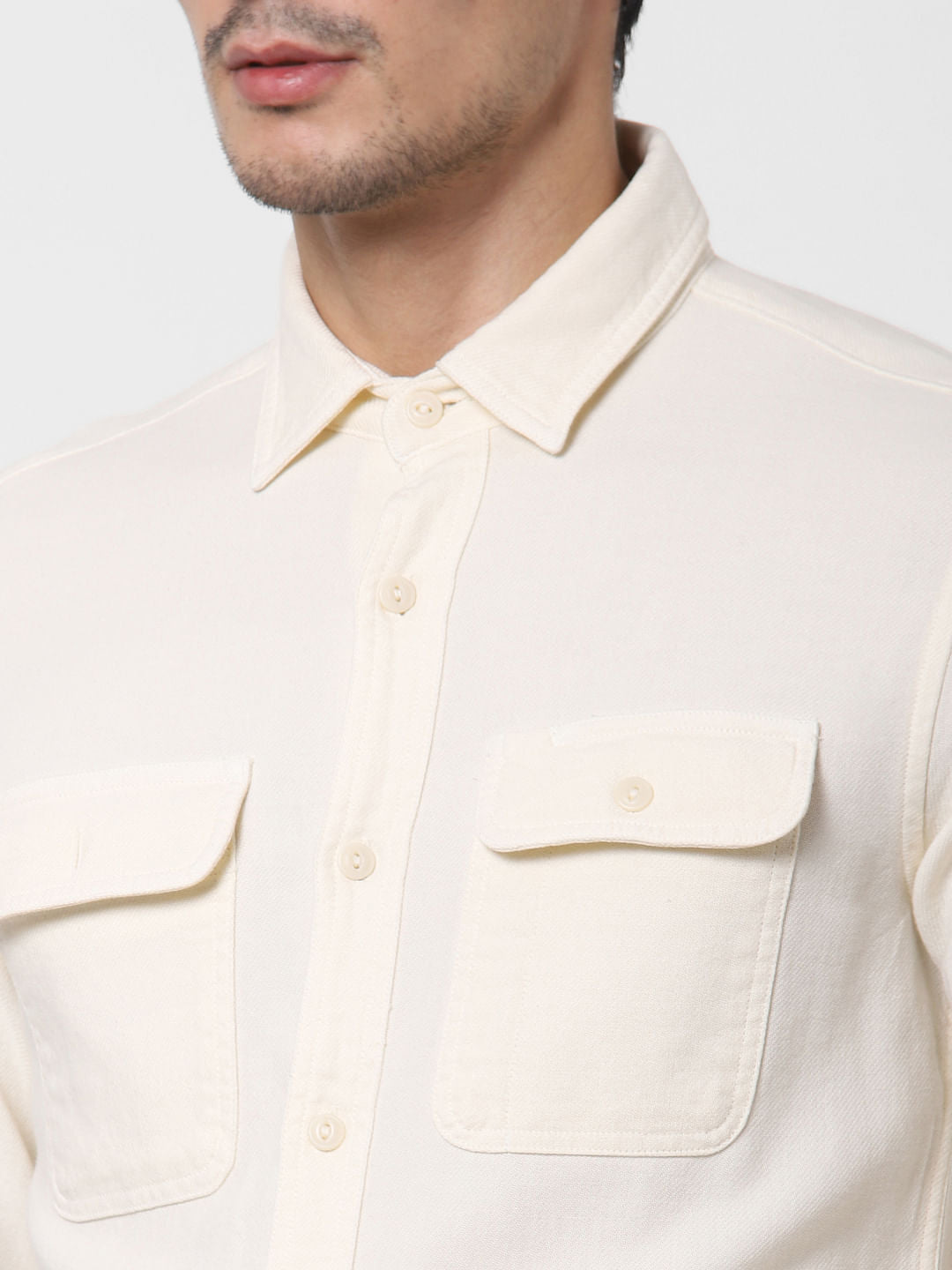 Off-White Full Sleeves Shirt