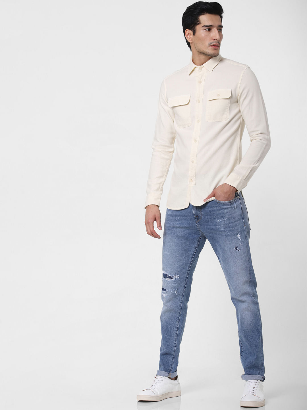 Off-White Full Sleeves Shirt