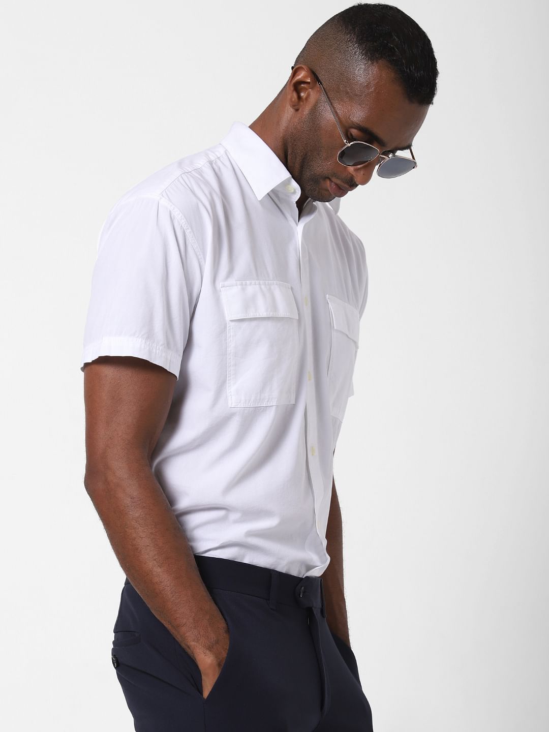White Short Sleeves Shirt