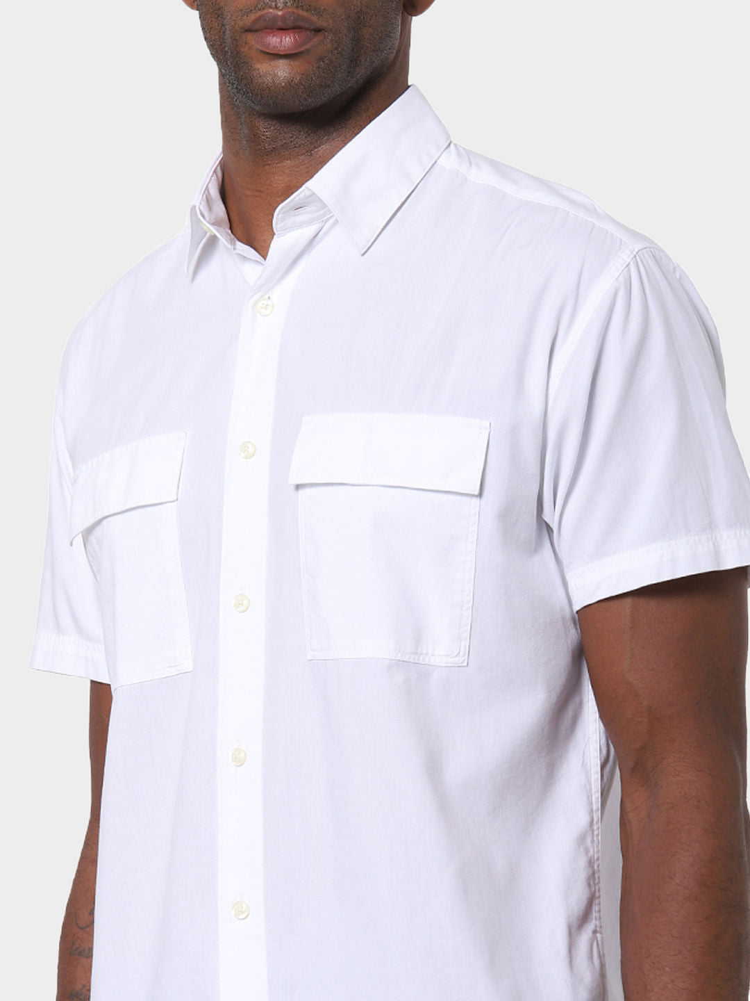 White Short Sleeves Shirt