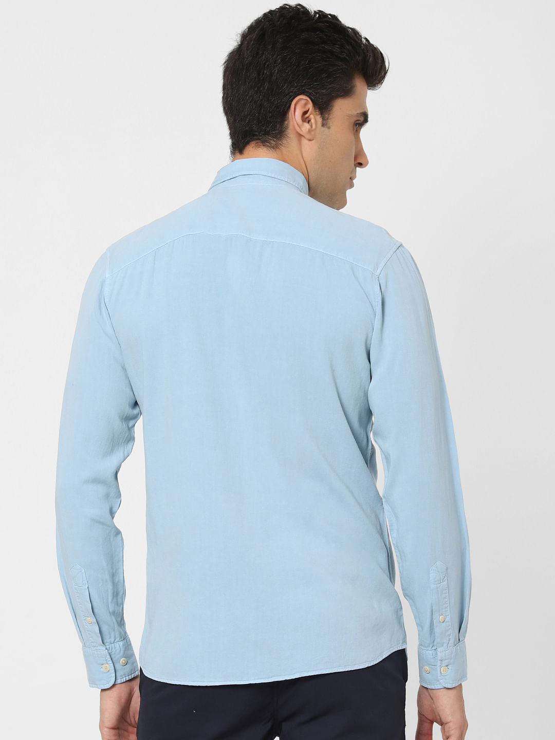 Pastel Blue Full Sleeves Shirt