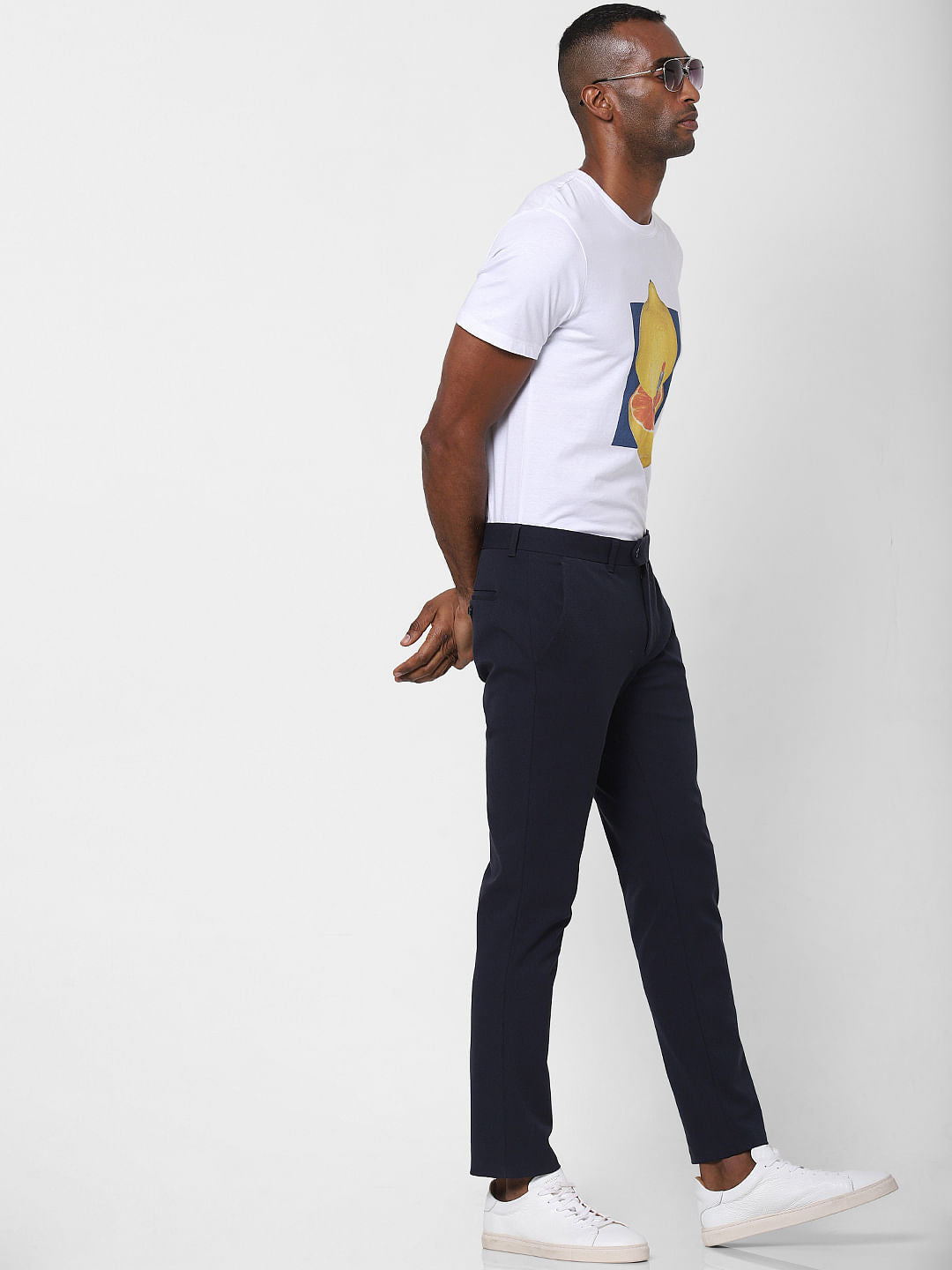 White Lemon Graphic Print T-Shirt