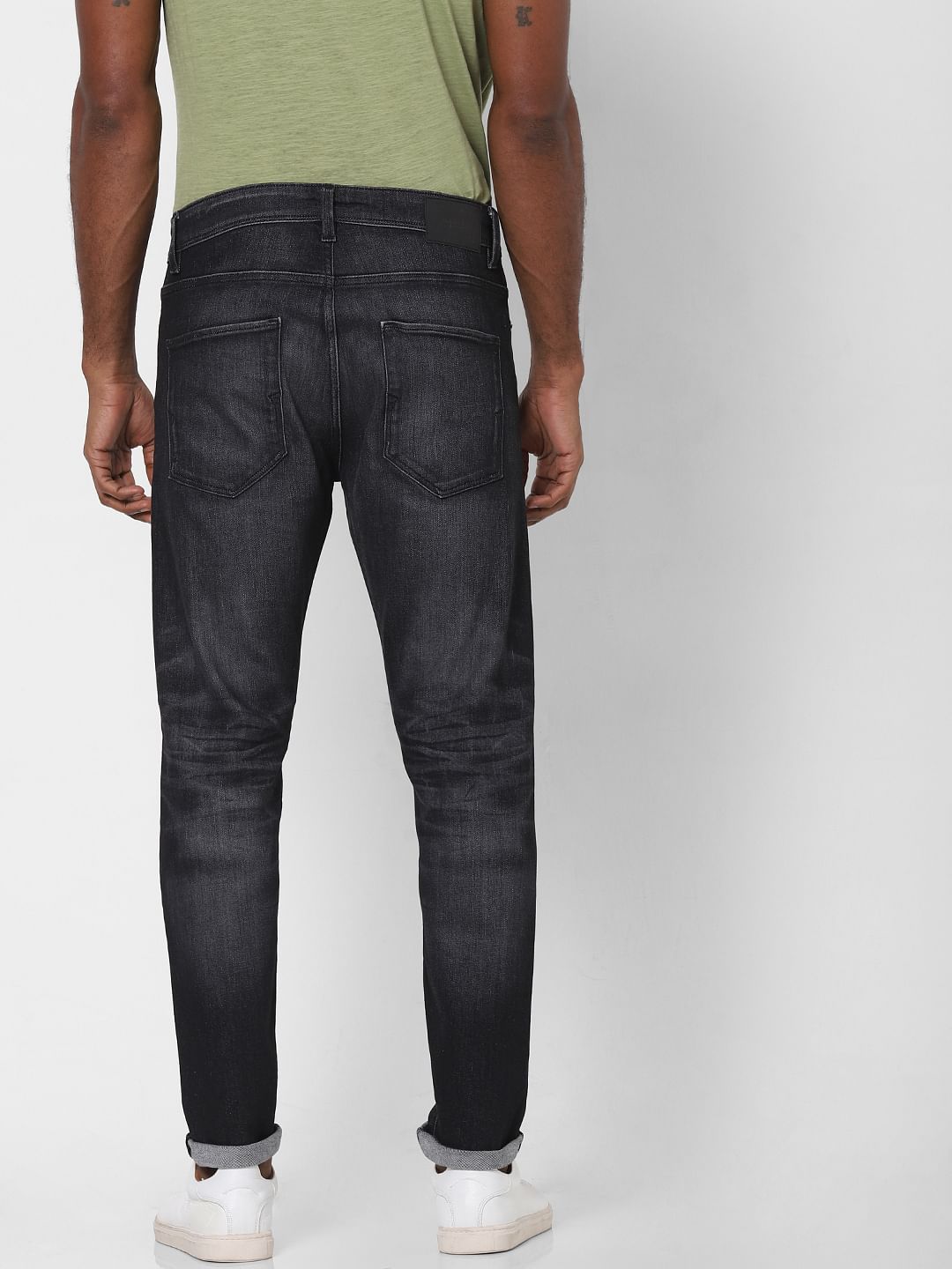 Grey Faded Toby Tapered Fit Jeans