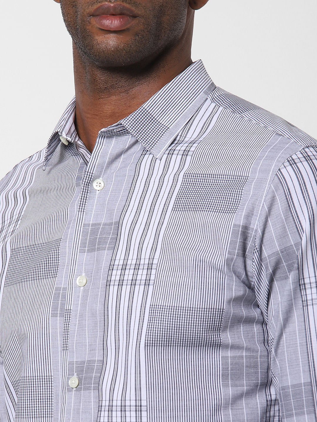 Black Check Full Sleeves Shirt