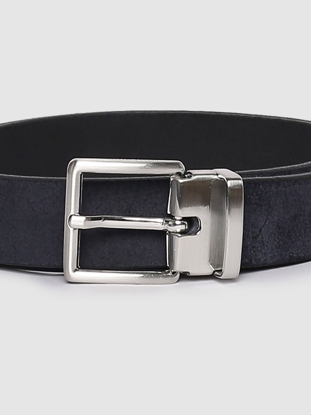 Dark Blue Suede Belt