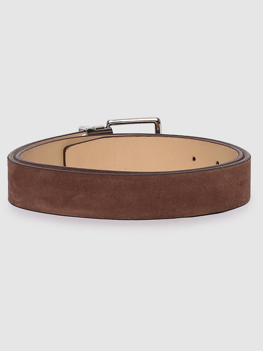 Brown Suede Belt