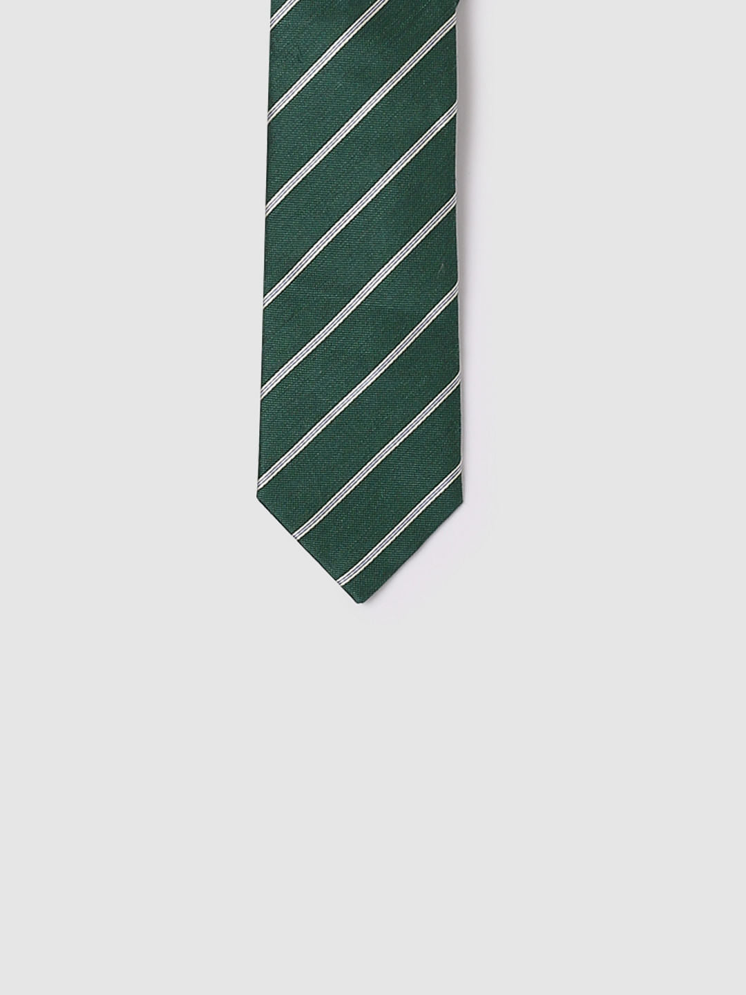 Green Striped Tie