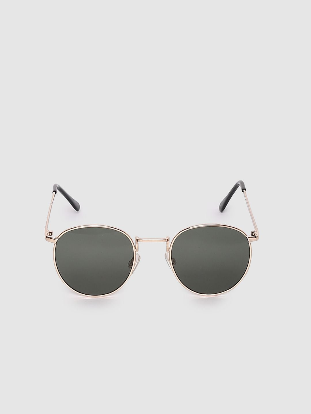 Green Oval Sunglasses