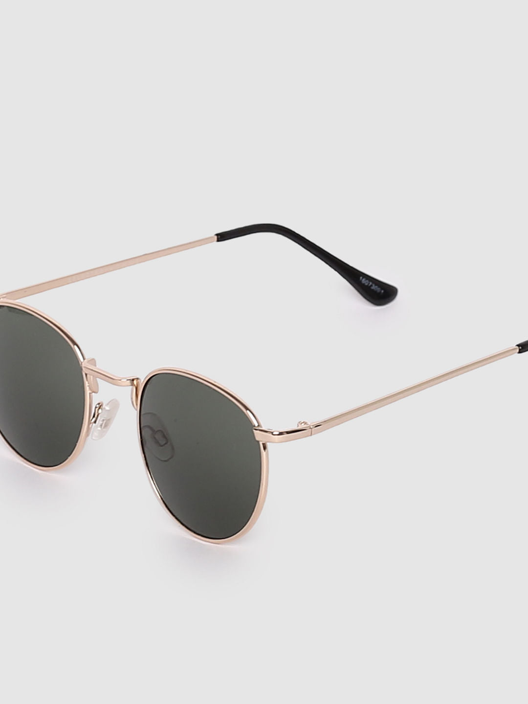 Green Oval Sunglasses