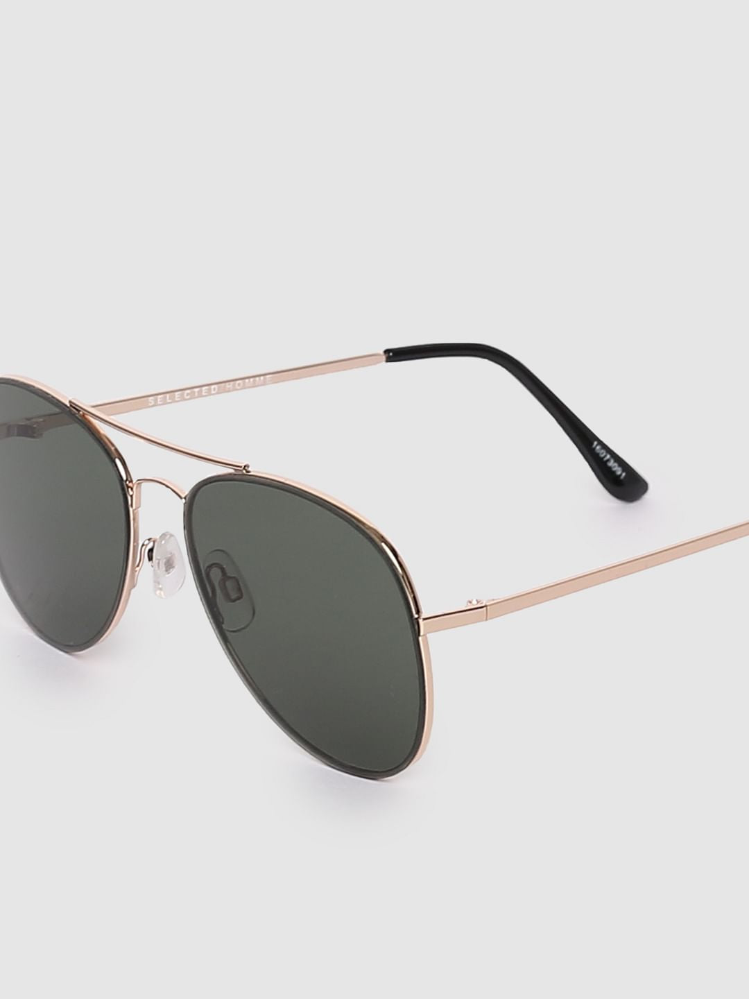 Green Oval Sunglasses
