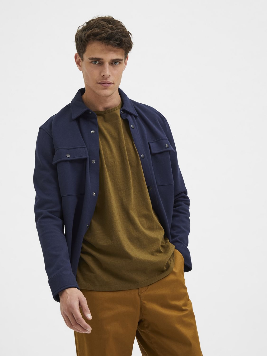 Olive Crew Neck T-Shirt