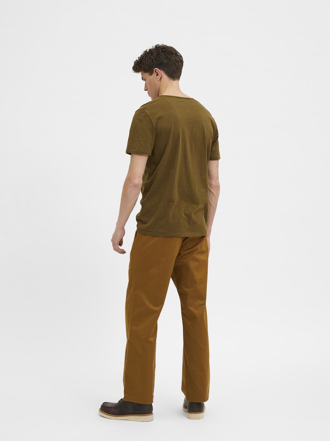 Olive Crew Neck T-Shirt
