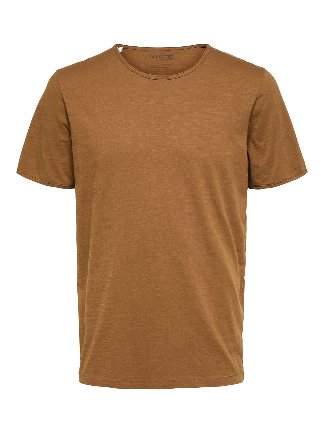 Toffee Brown Crew Neck T-Shirt