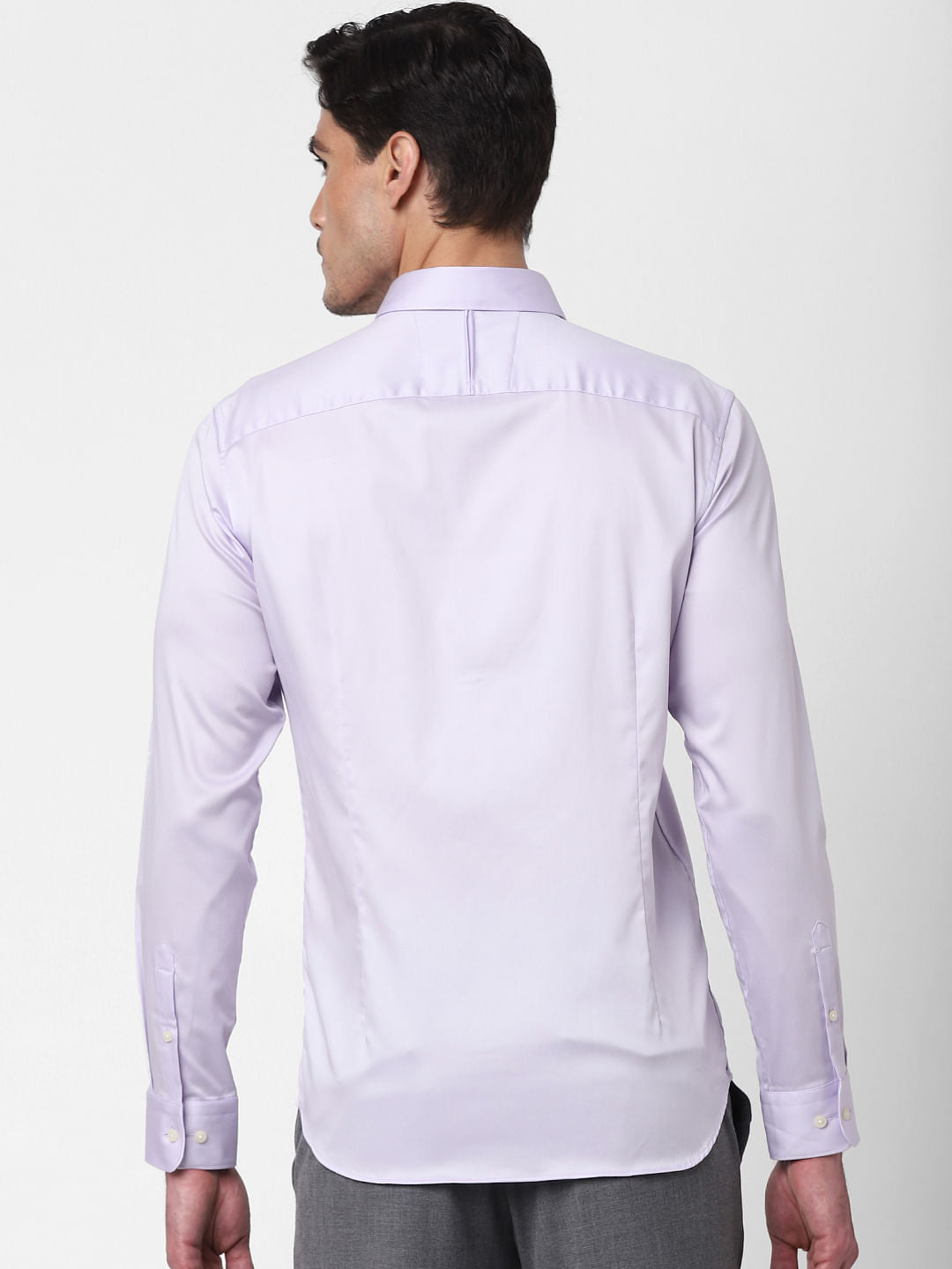 Orchid Ice Full Sleeves Slim Fit Shirt