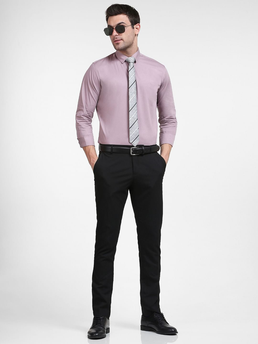 Taupe Formal Full Sleeves Shirt