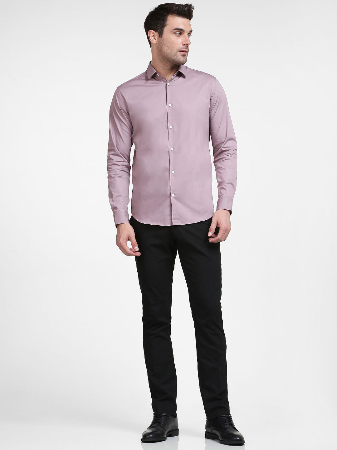 Taupe Formal Full Sleeves Shirt