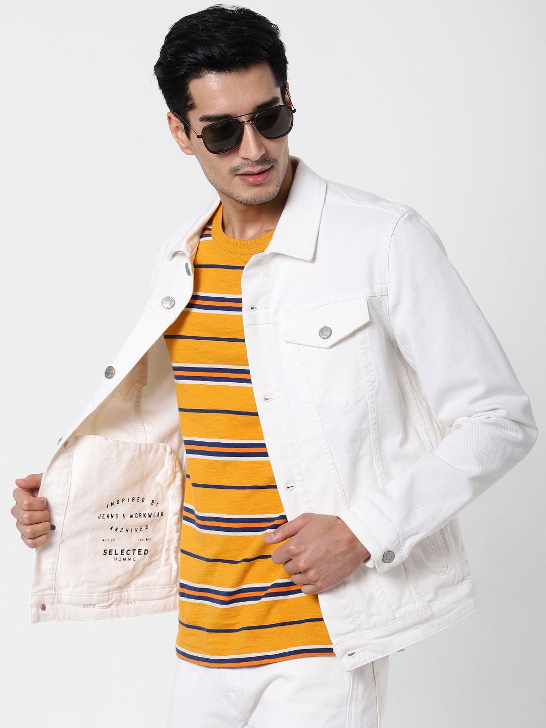 White Denim Jacket