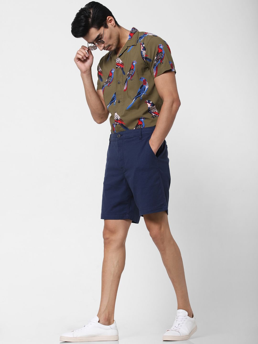 Blue Chino Shorts