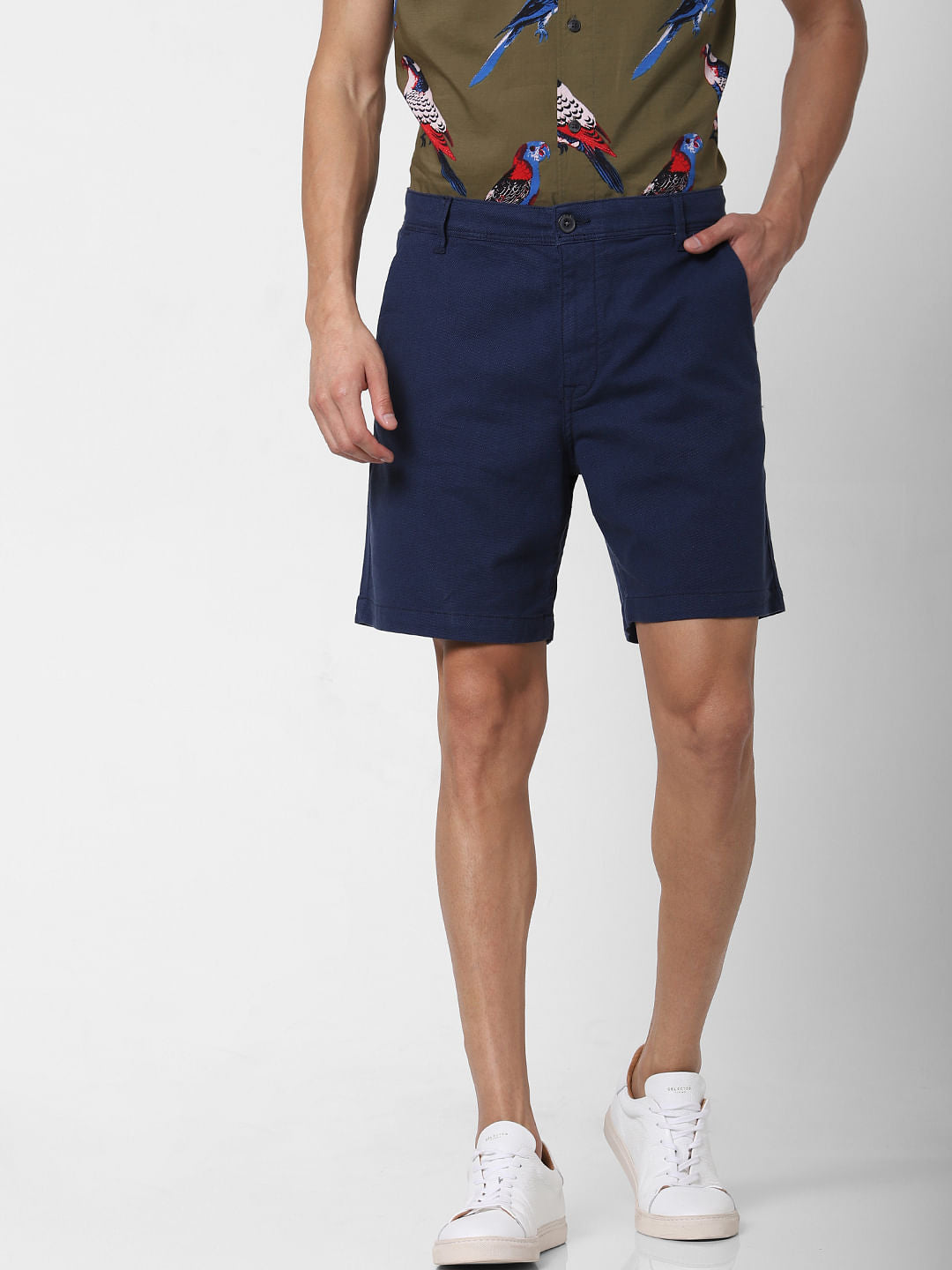 Blue Chino Shorts