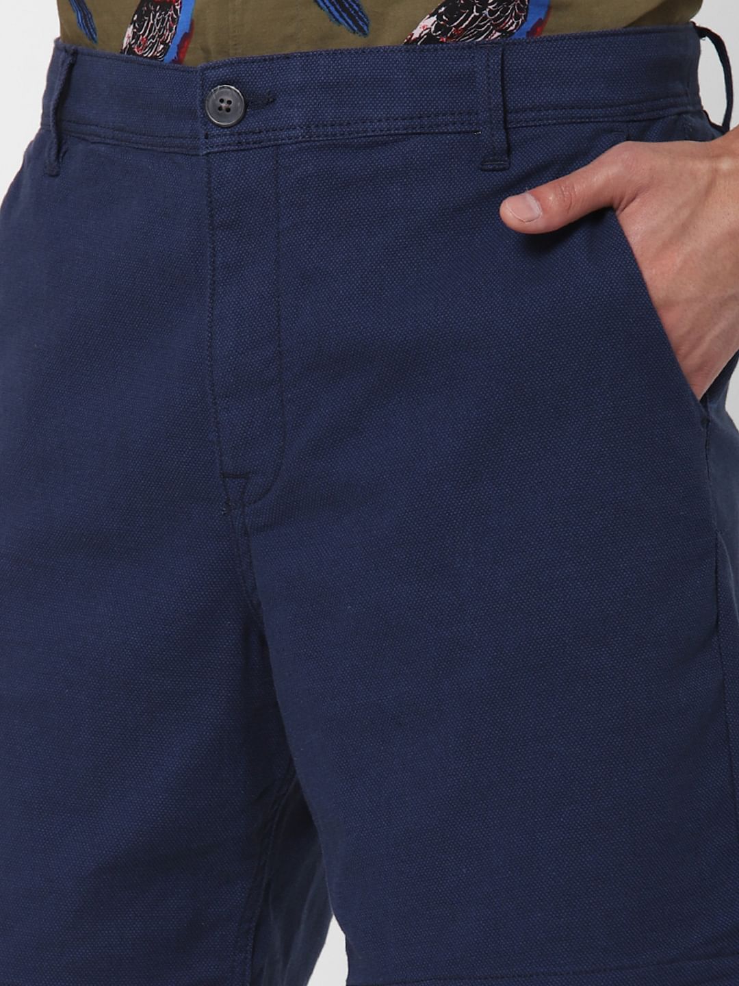 Blue Chino Shorts